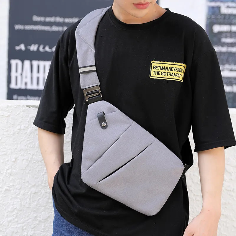 StealthSlim Secure Sling: Ultra-Thin Mini Crossbody Chest Bag