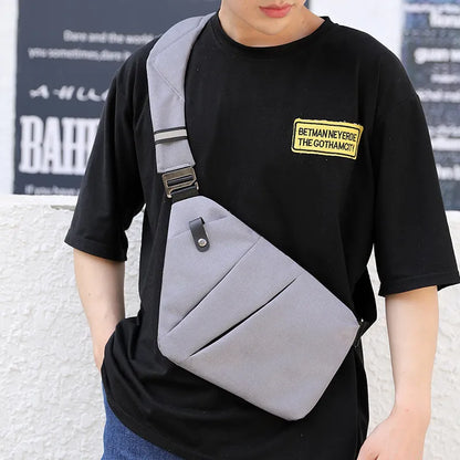 StealthSlim Secure Sling: Ultra-Thin Mini Crossbody Chest Bag