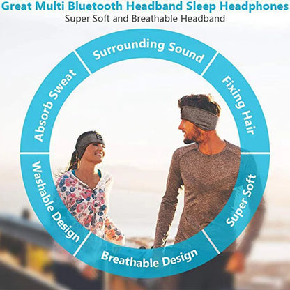 SoundSnooze: Bluetooth Headband Headphones & Eye Mask